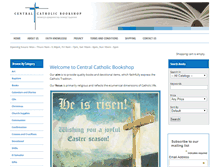 Tablet Screenshot of catholicbookshop.com.au